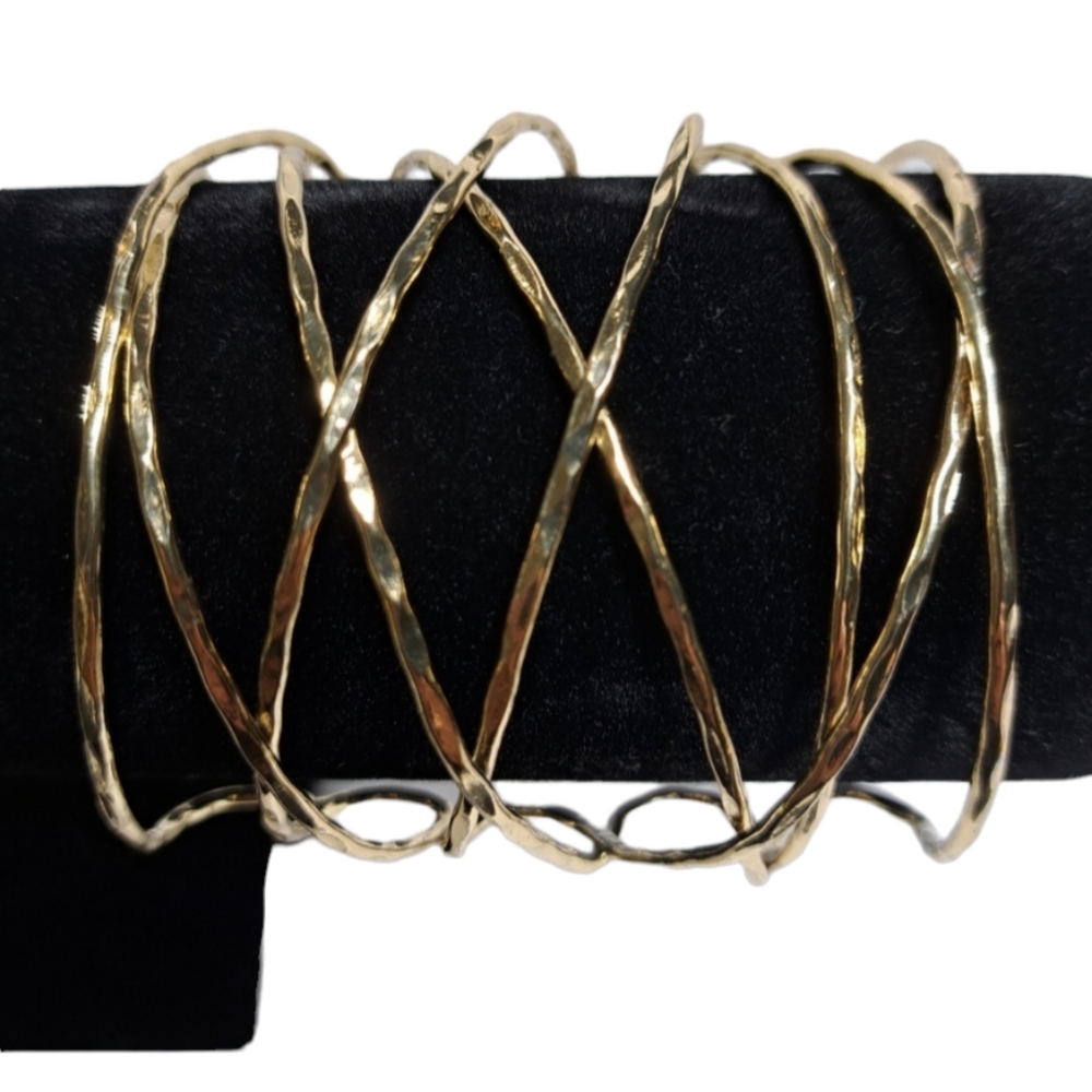 Gold Tone Women's‎ Open Cuff Bracelet
